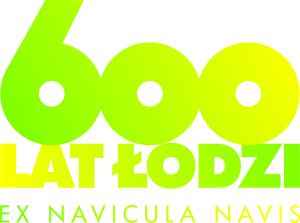 Logo 600 lecia Łodzi