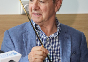 Na zdjęciu olimpijczyk, p. Marek Dąbrowski.