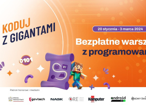 Bezpłatne warsztaty online z programowania Koduj z Gigantami