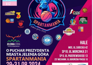 Zdjęcie przedstawia plakat turnieju Spartanmania.