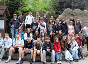 Wycieczka szkolna uczniów klas 7 i 8