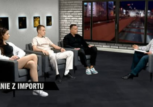 Na zdjęciu uczestnicy programu "Łodzianie z importu".