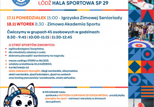 Plakat reklamujący wydarzenie.