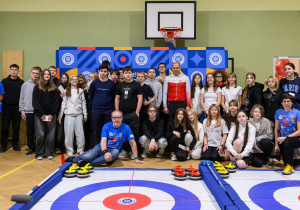 Na zdjęciu uczestnocy Zimowej Akademii Sportu.