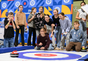 Na zdjęciu uczestnicy Zimowej Akademii Sportu.