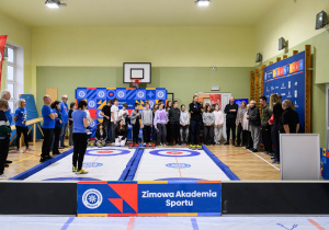Na zdjęciu uczestnicy Zimowej Akademii Sportu.