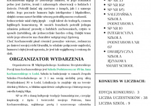 Zdjęcie przedstawia gazetkę konkursową.