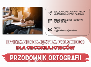 IV Dyktando z Języka Polskiego "Przodownik ortografii"