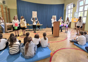 Na zdjęciu kandydatka na przewodniczącą SU.