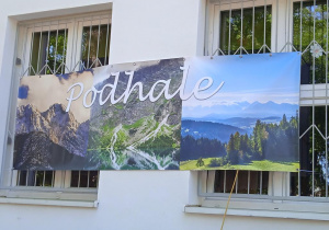 Plakat z napisem Podhale.